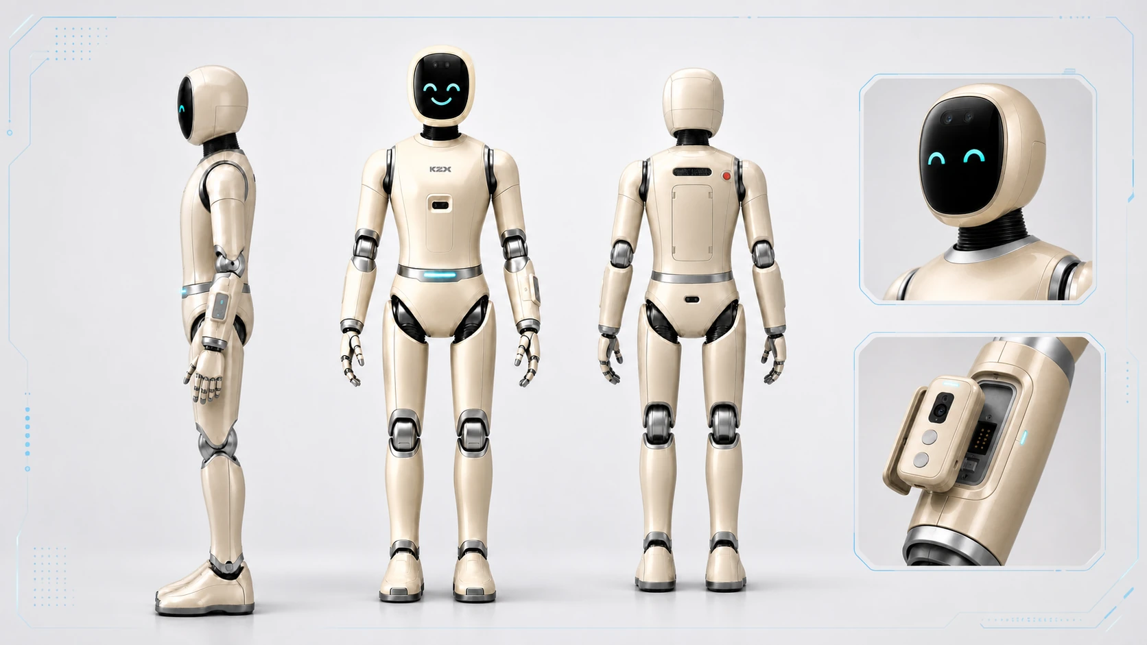 K2X humanoid multi-view