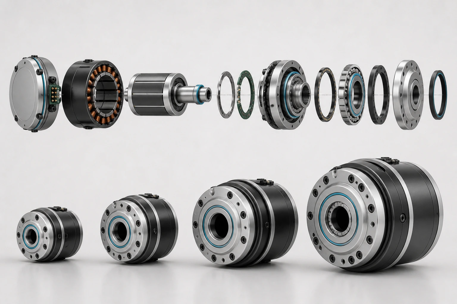 Joint drive exploded view